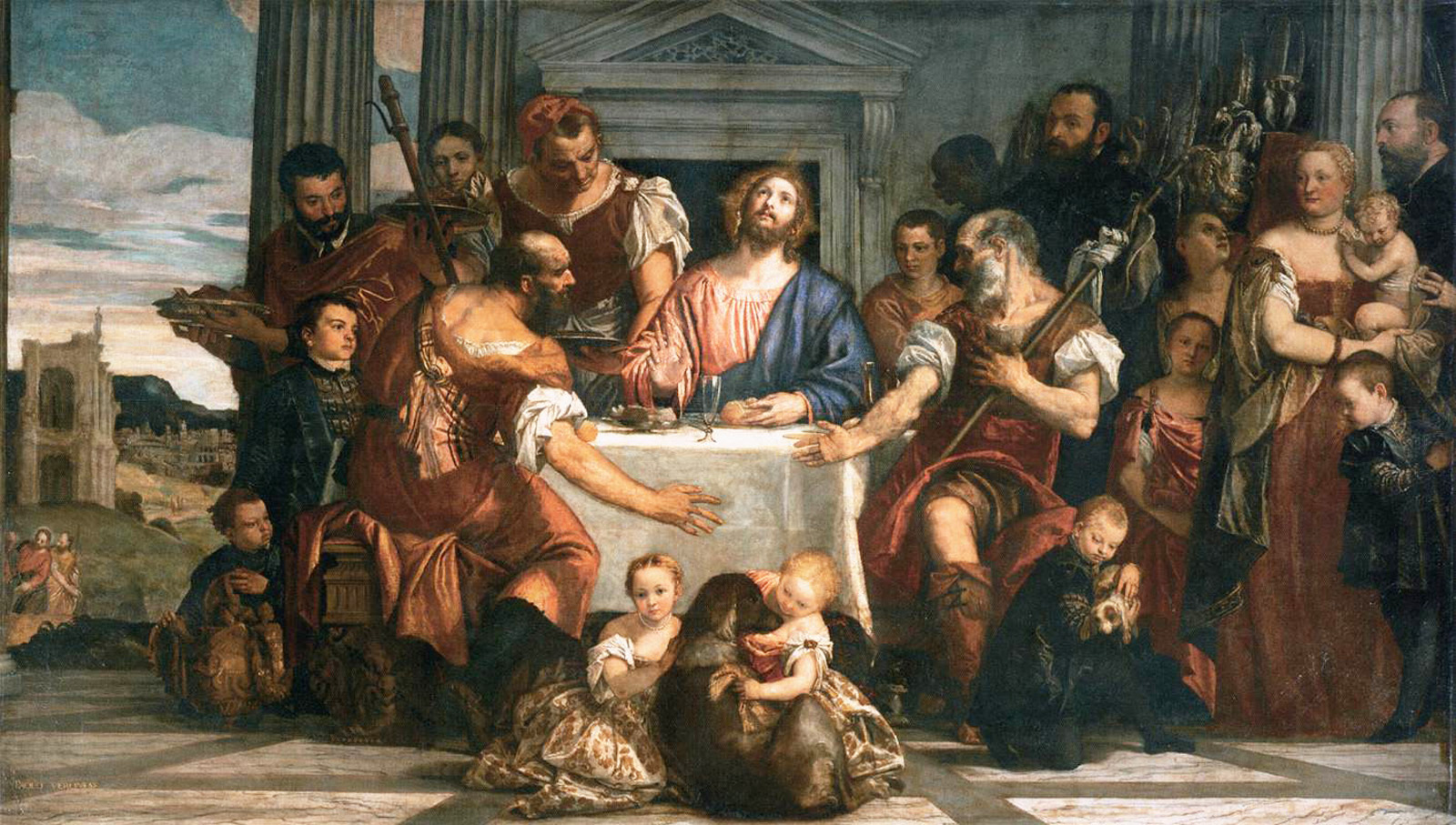 supper in emmaus by Paolo Veronese large